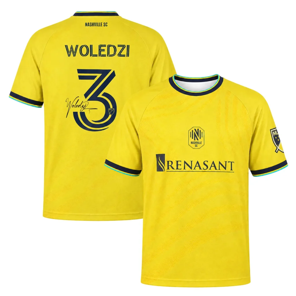 Maxwell Woledzi Nashville SC Jersey 2026 Vibrant Fan Wear