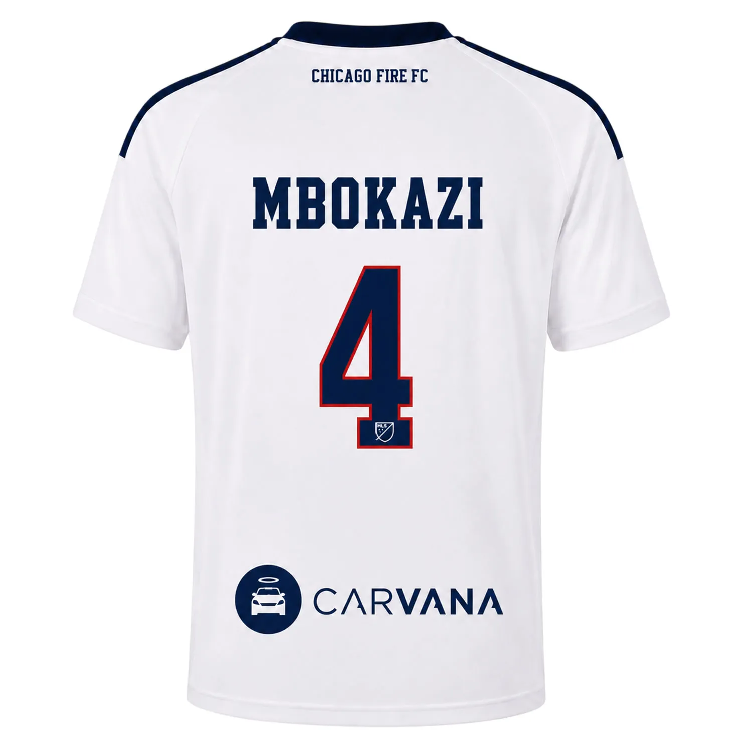 Mbekezeli Mbokazi White Jersey with Epic Chicago Fire FC Fan Apparel - Image 3