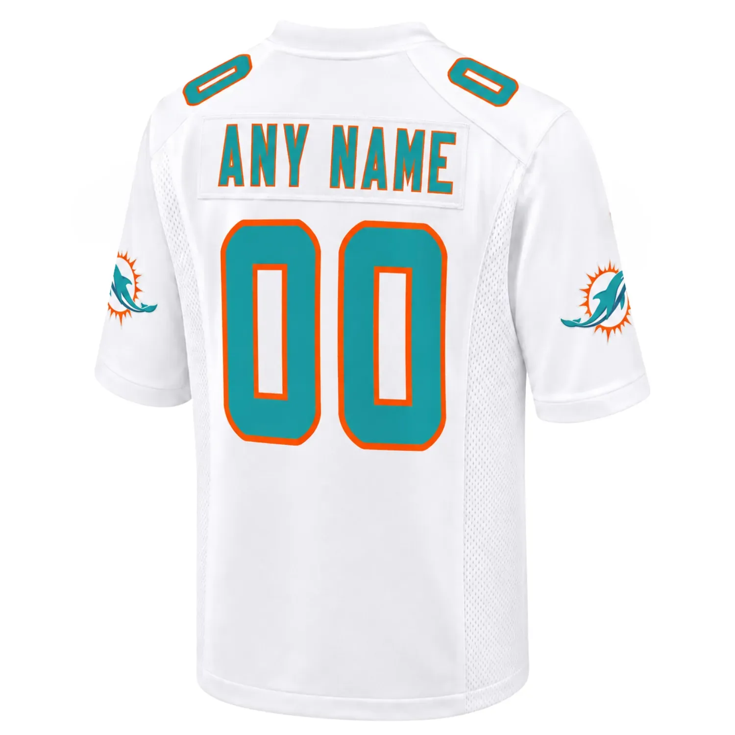 Miami Dolphins White Jersey - Personalized Vibrant Fan Pride