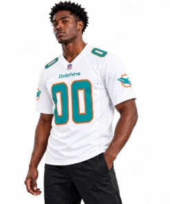 Miami Dolphins White Jersey - Personalized Vibrant Fan Pride