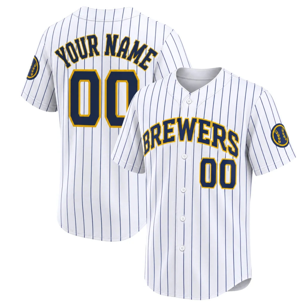 Milwaukee Brewers White Custom Jersey – Remarkable Game Day Style
