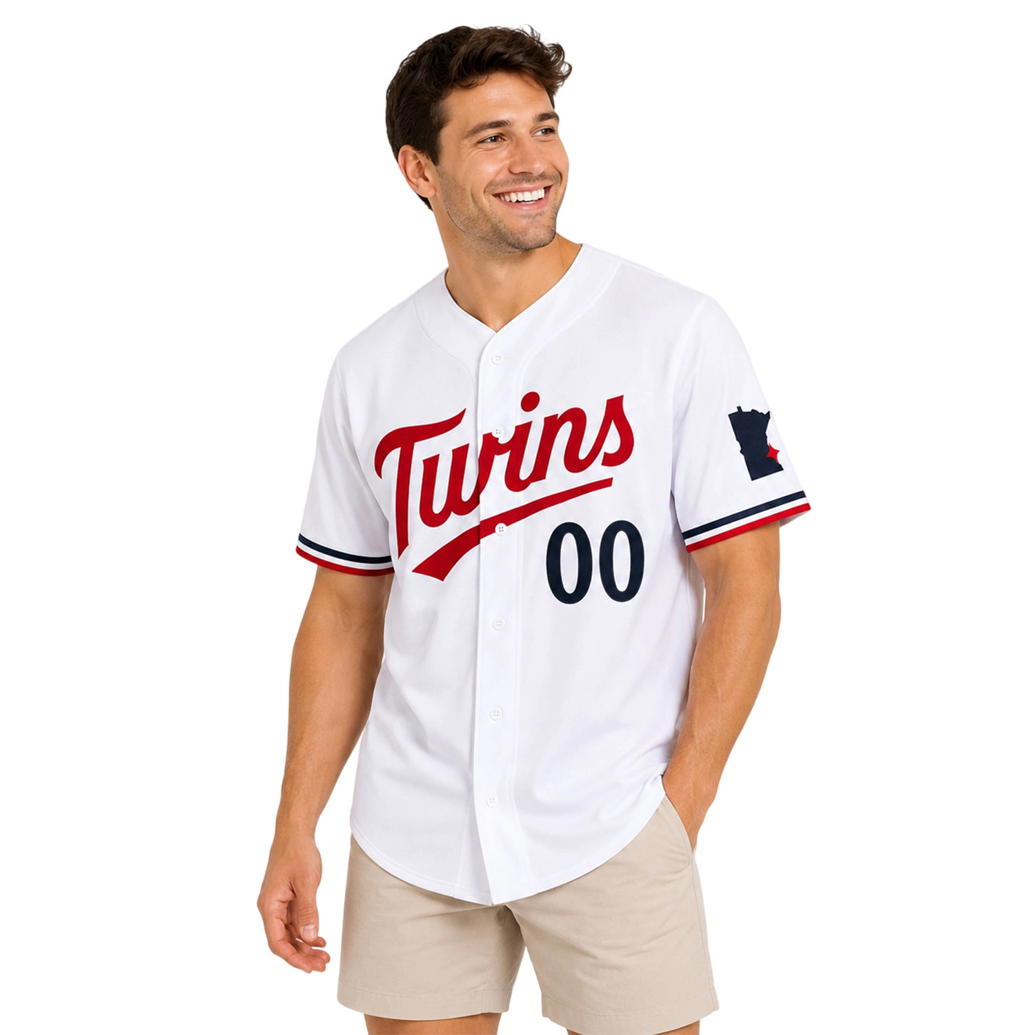 Minnesota Twins Baseball Jersey Custom Stunning Home White - Image 4