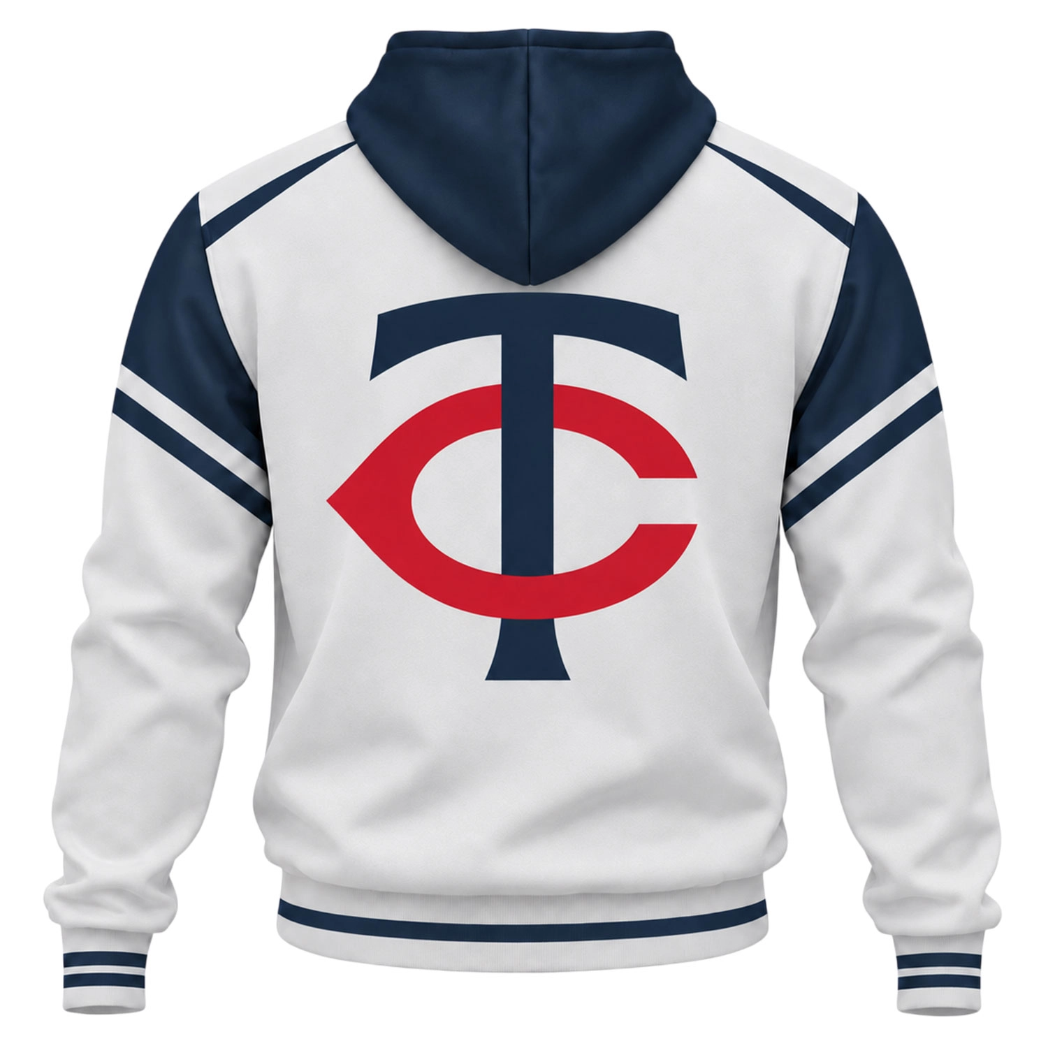Minnesota Twins Pullover Hoodie Essential Gray Navy Style - Image 3