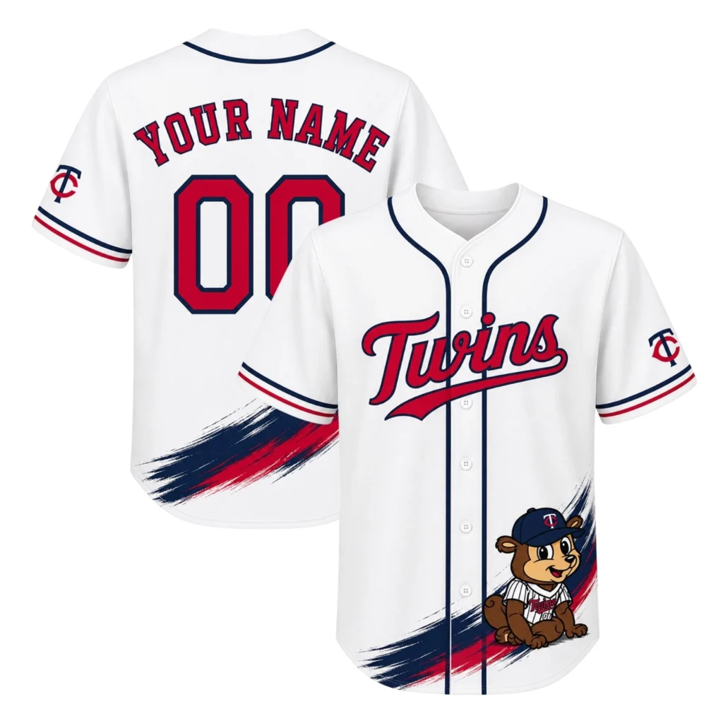 Minnesota Twins TC Bear Jersey Charming White