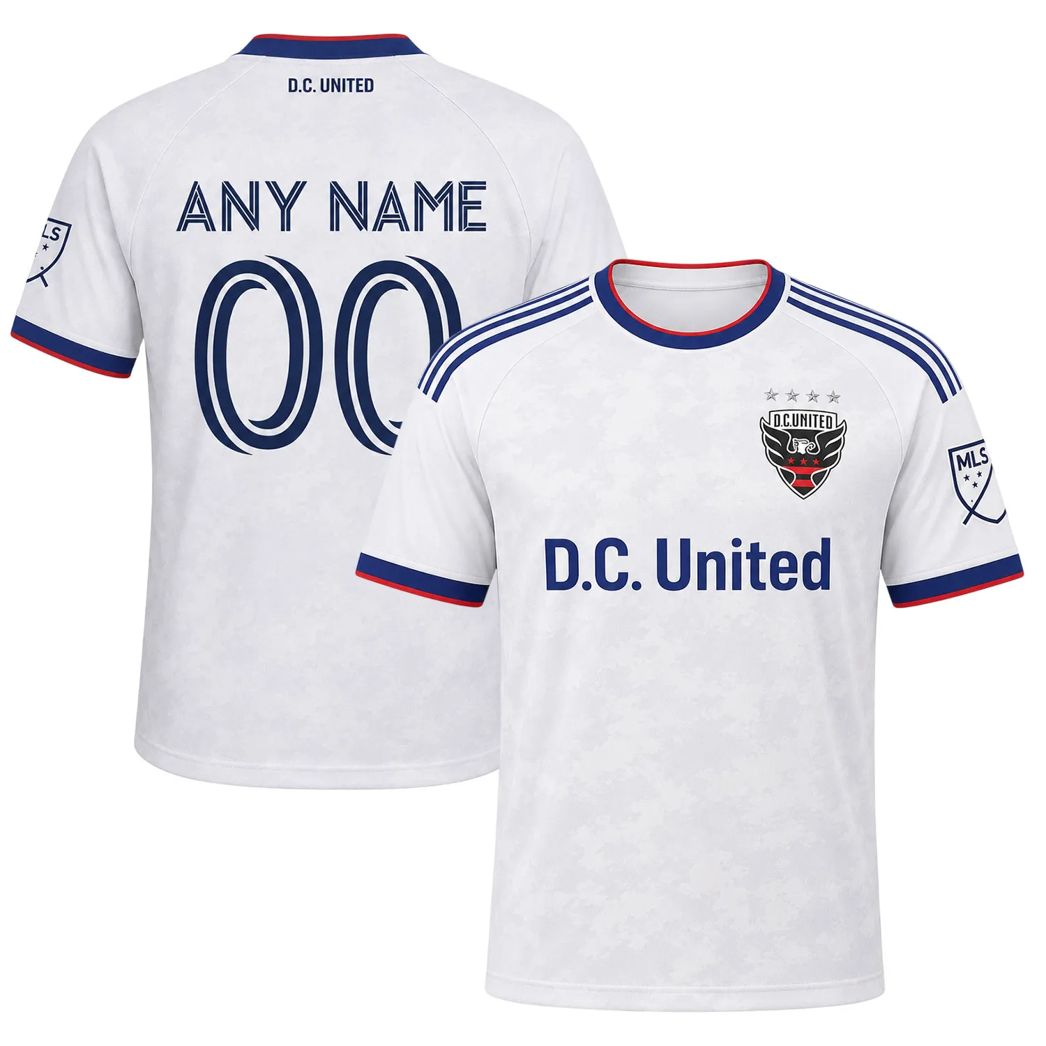 MLS DC United White Jersey Custom – Dynamic Teamwear