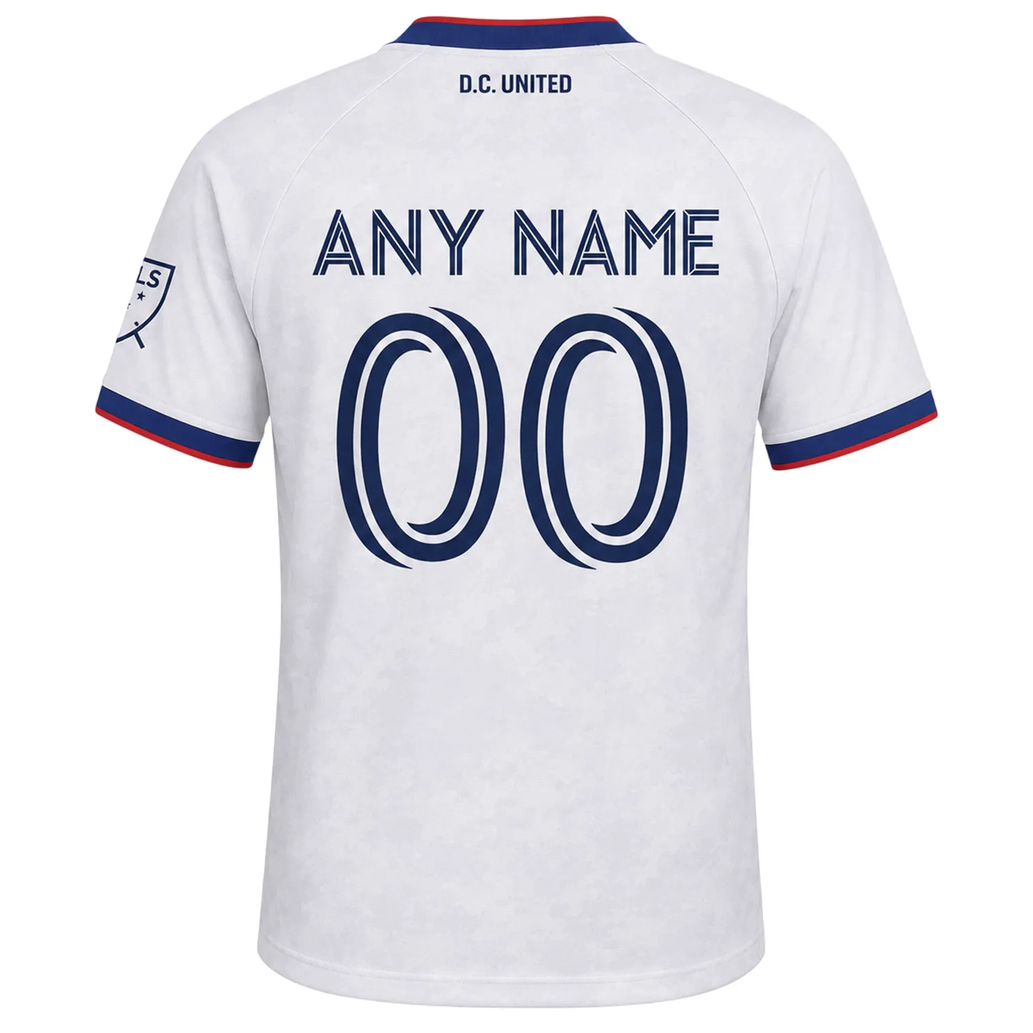 MLS DC United White Jersey Custom – Dynamic Teamwear - Image 3