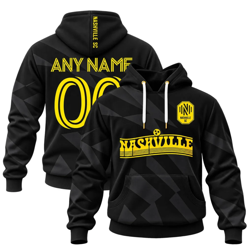 Nashville SC Black Hoodie – Legendary Team Apparel Custom