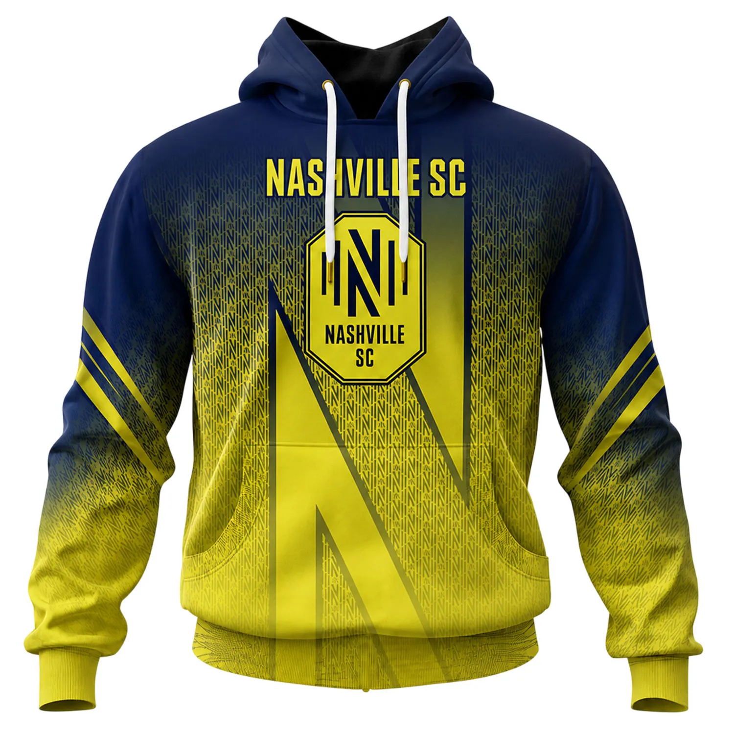 Nashville SC Hoodie Custom Stunning Name and Number - Image 2
