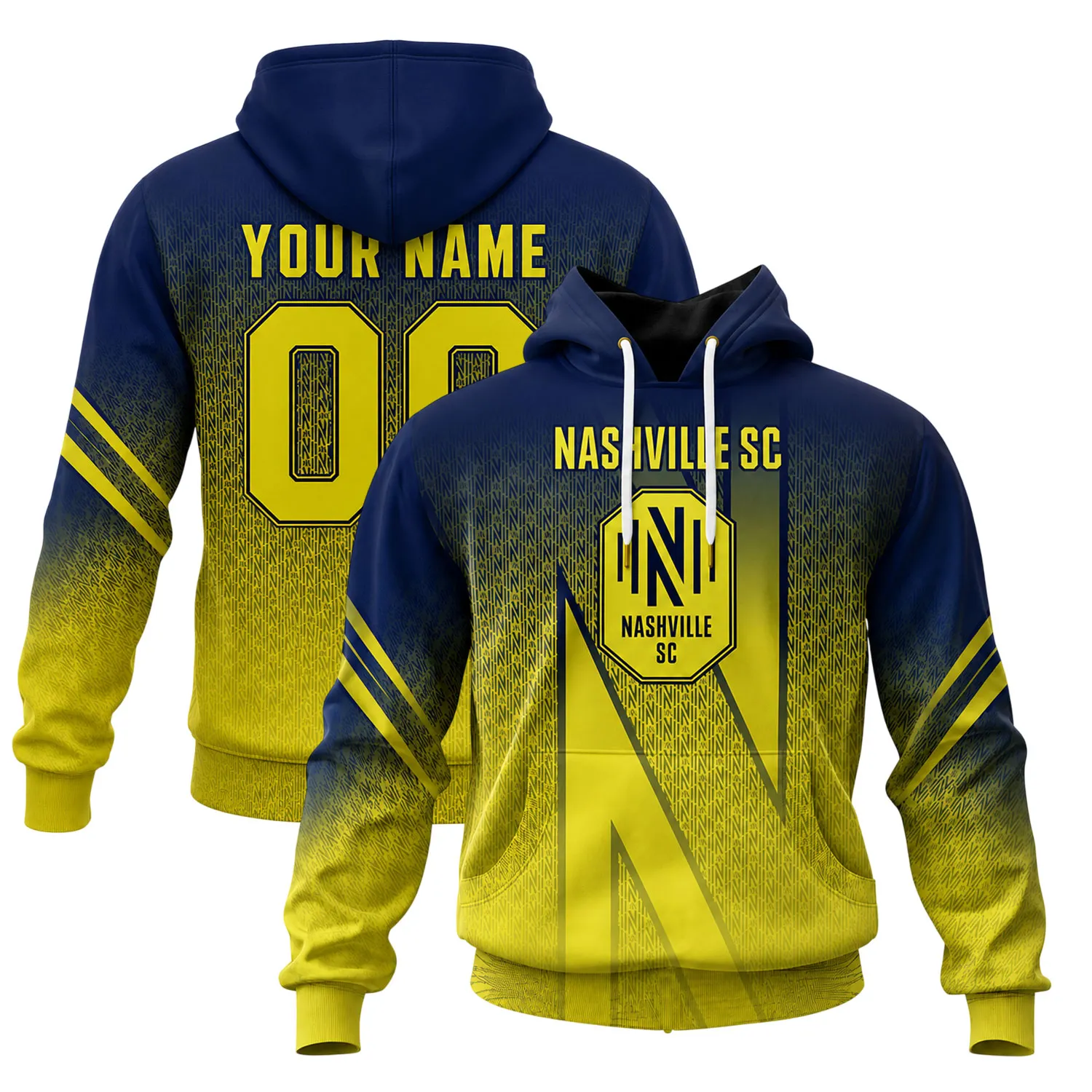 Nashville SC Hoodie Custom Stunning Name and Number