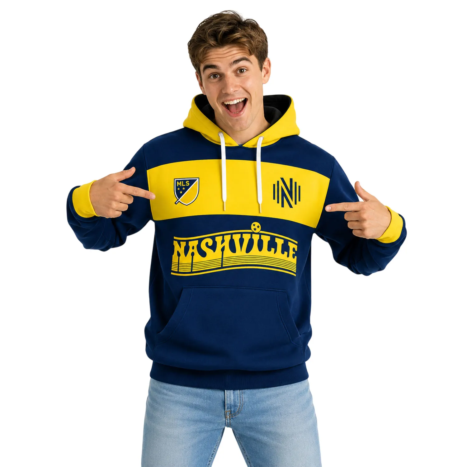 Nashville SC Hoodie Personalized Bold Fan Style - Image 2