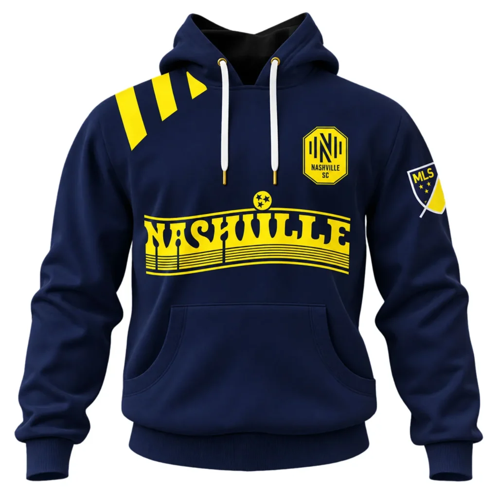Nashville SC Pullover Hoodie Bold Skyline Look