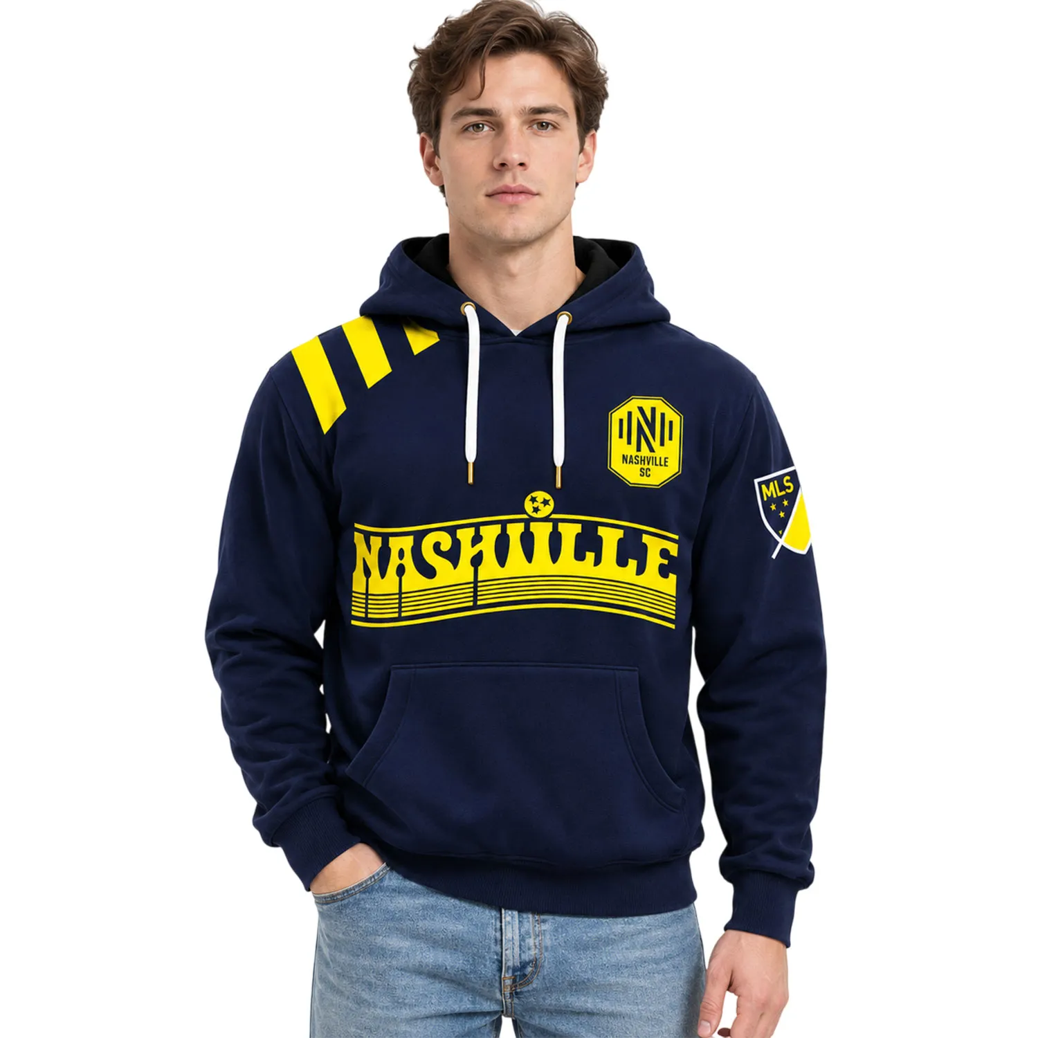 Nashville SC Pullover Hoodie Bold Skyline Look - Image 4