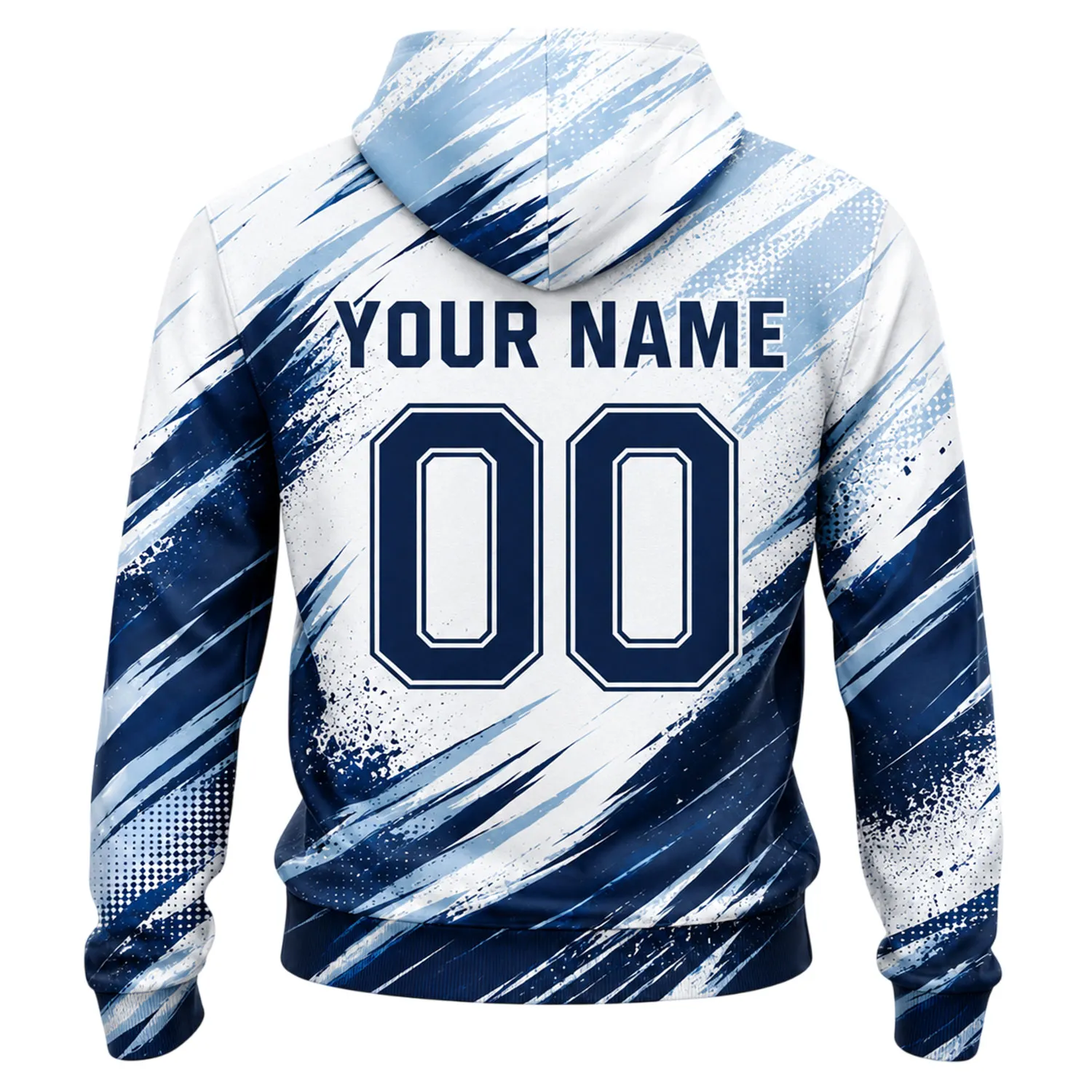 Nashville SC Pullover Hoodie Custom Stunning Ice White Crest - Image 3