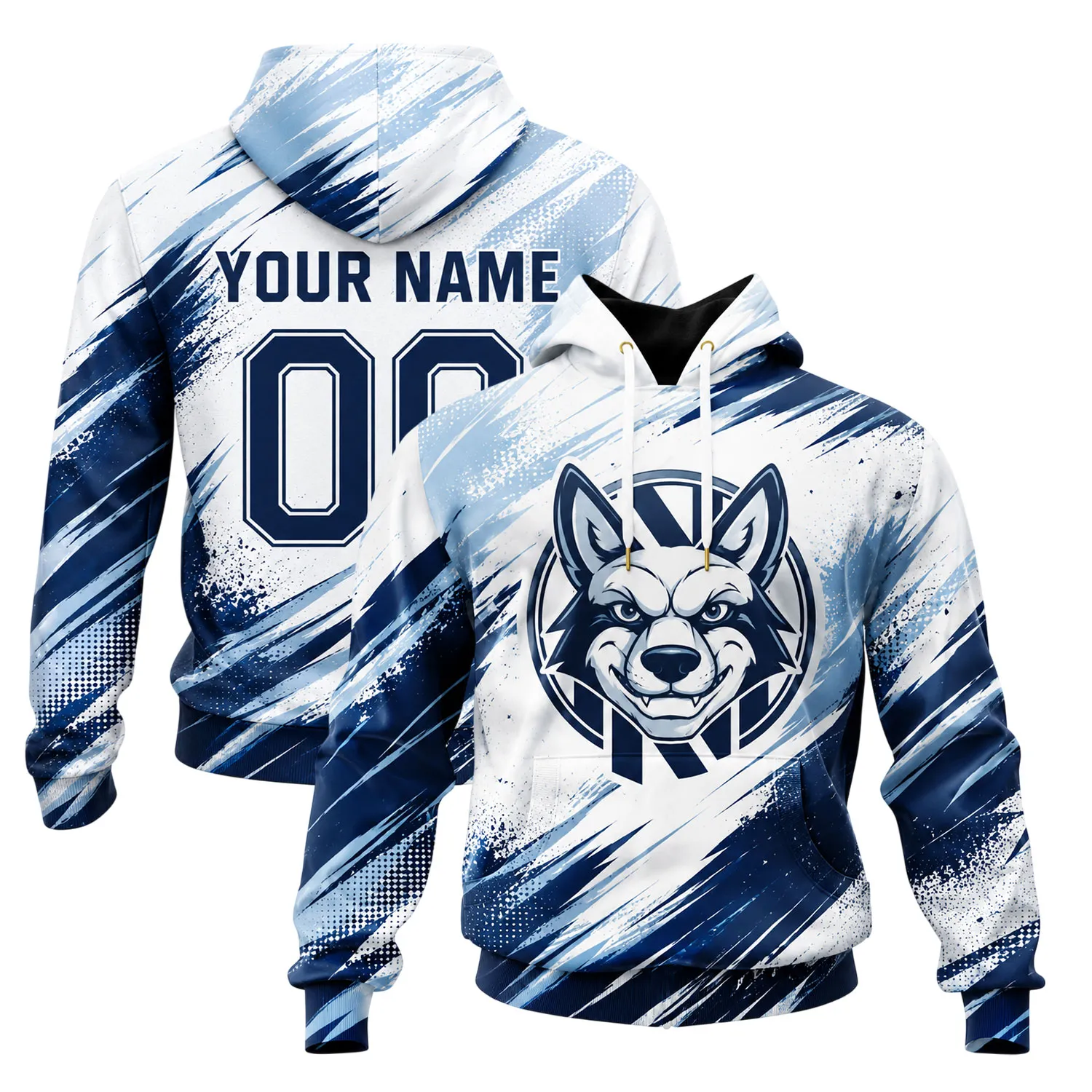 Nashville SC Pullover Hoodie Custom Stunning Ice White Crest