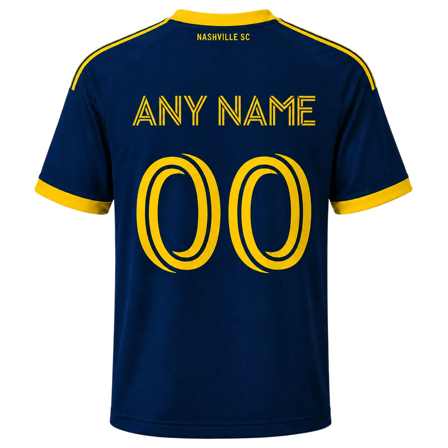 Nashville Soccer Club Jersey – Special Navy & Gold Custom - Image 3