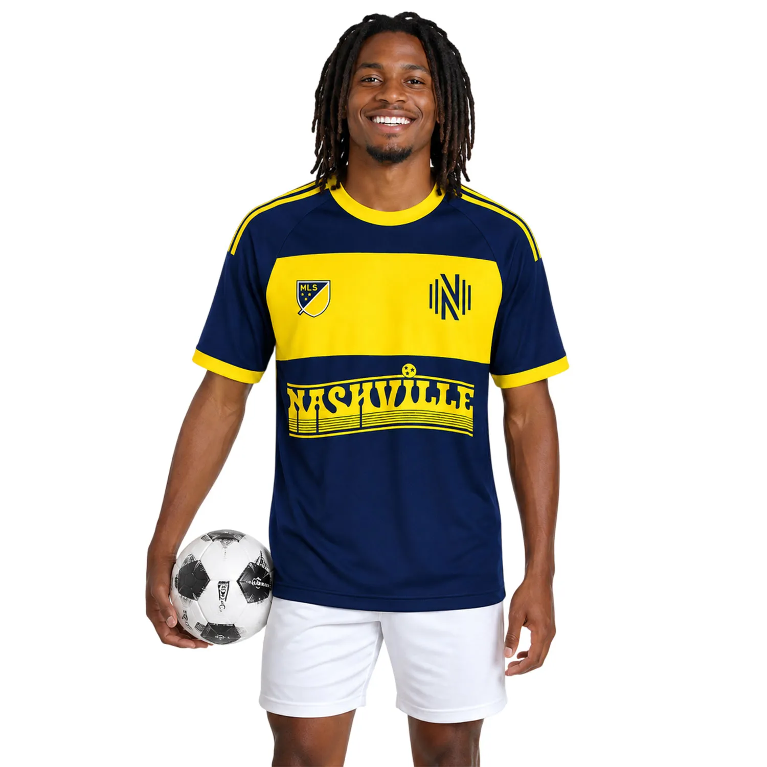 Nashville Soccer Club Jersey – Special Navy & Gold Custom - Image 4