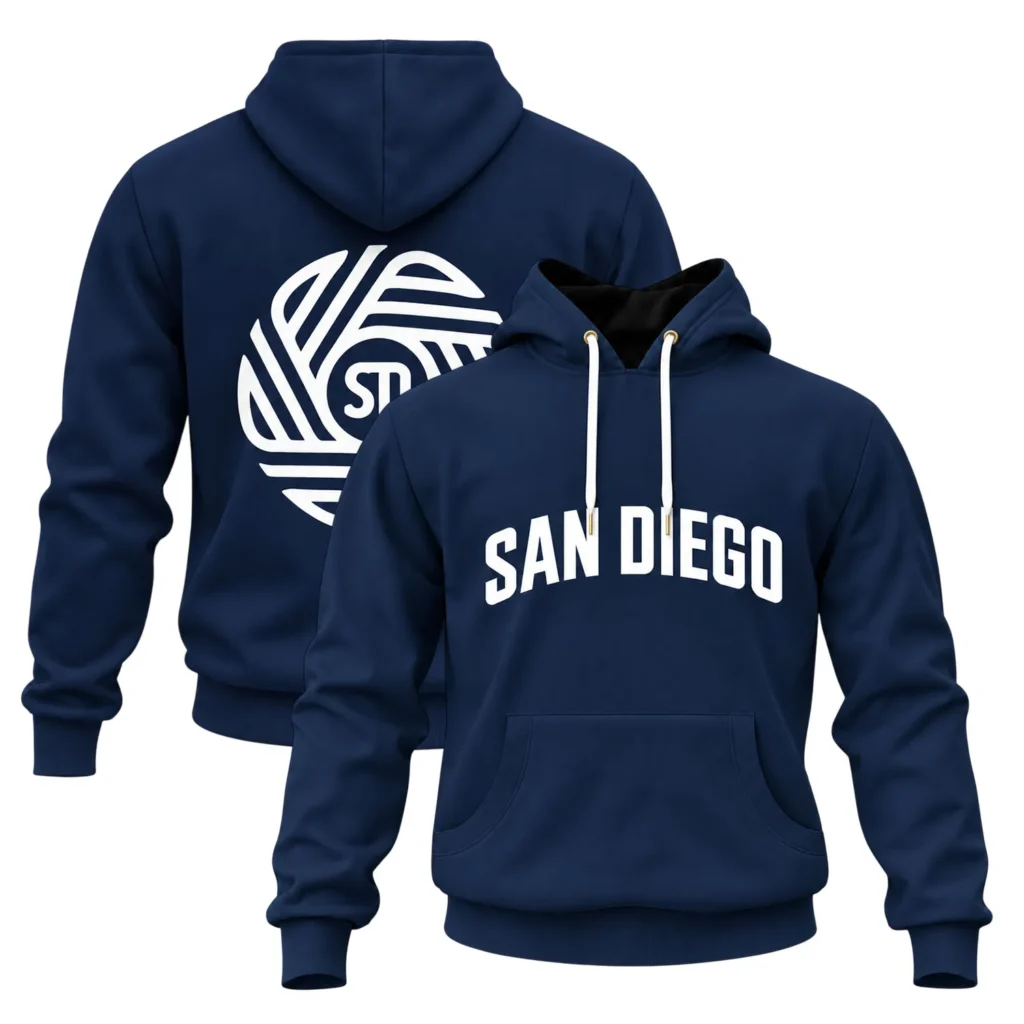 Navy San Diego Hoodie Legendary Team Spirit