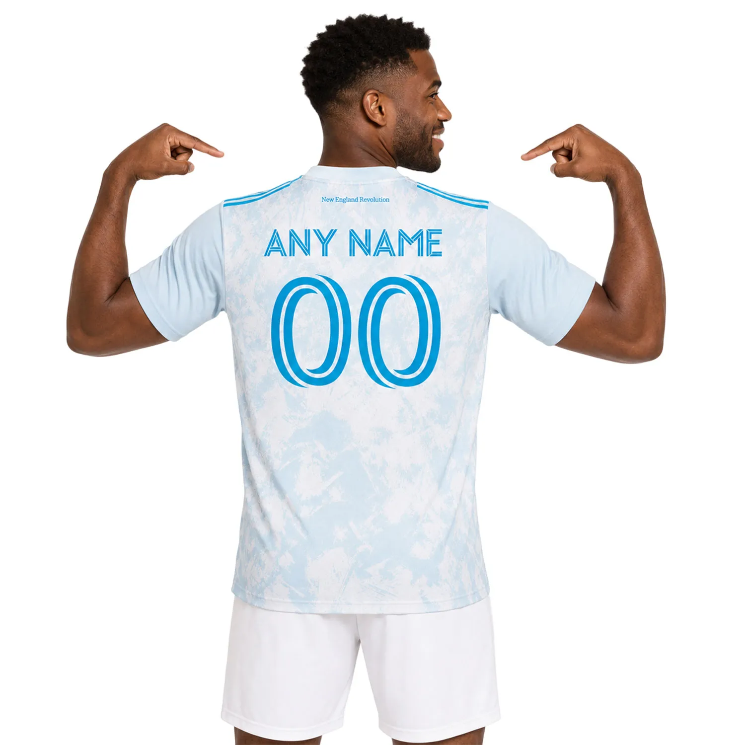 NE Revolution 2026 White Jersey Custom – Brilliant Look - Image 4