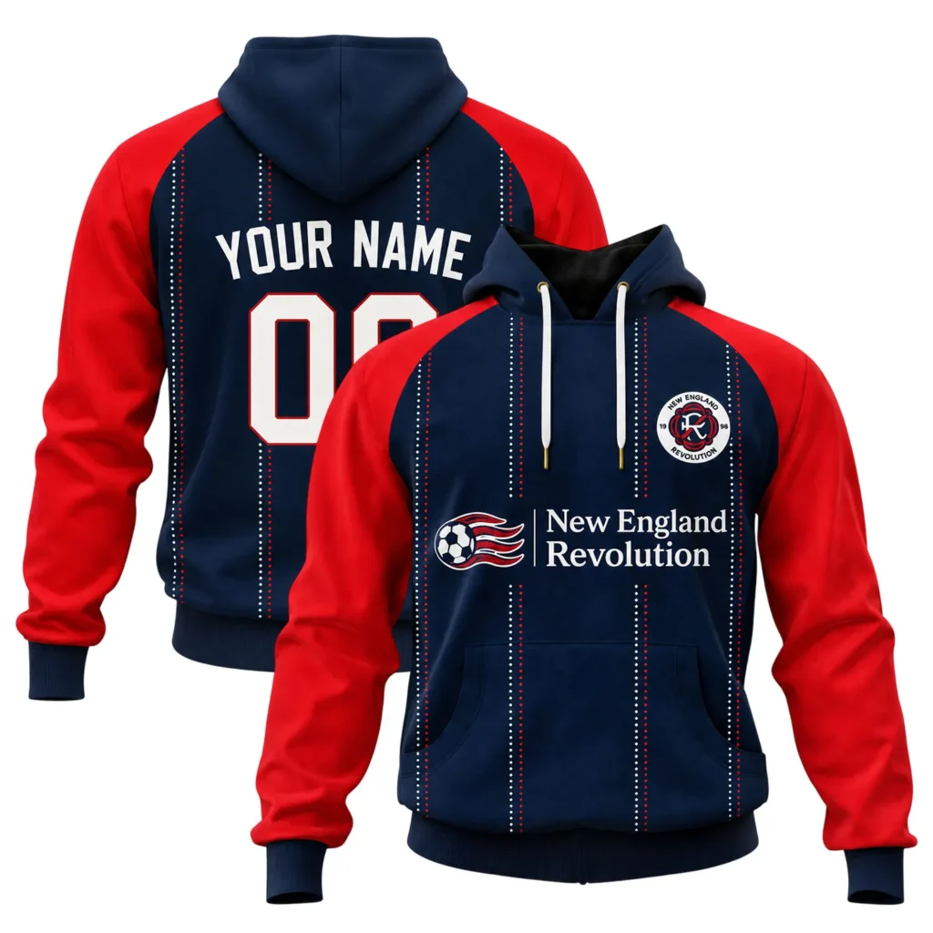 NE Revolution Custom Fleece Hoodie – Popular Fan Wear