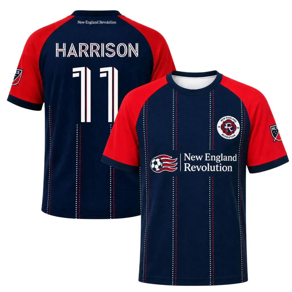 NE Revolution Jack Harrison Jersey Powerful Merch Sport