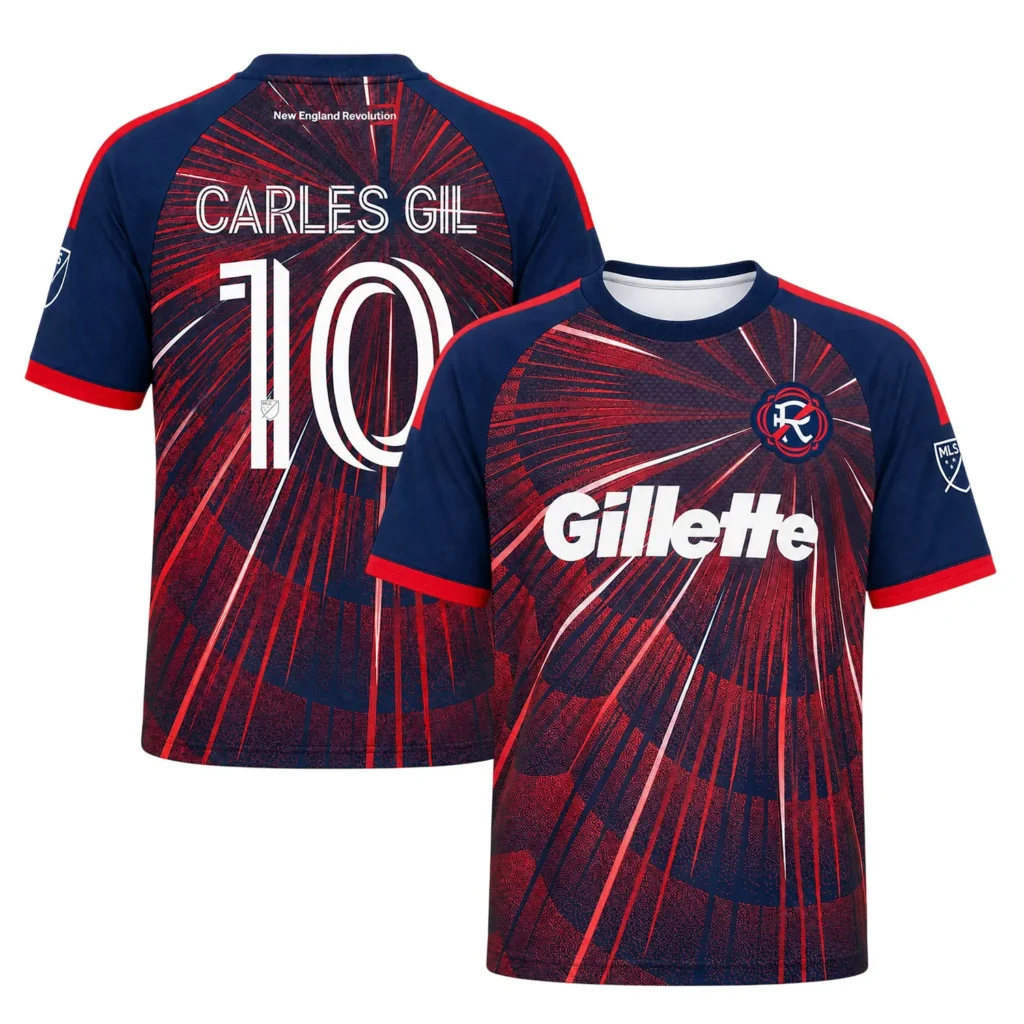 NE Revolution jersey Carles Gil – Bold Fan Merch