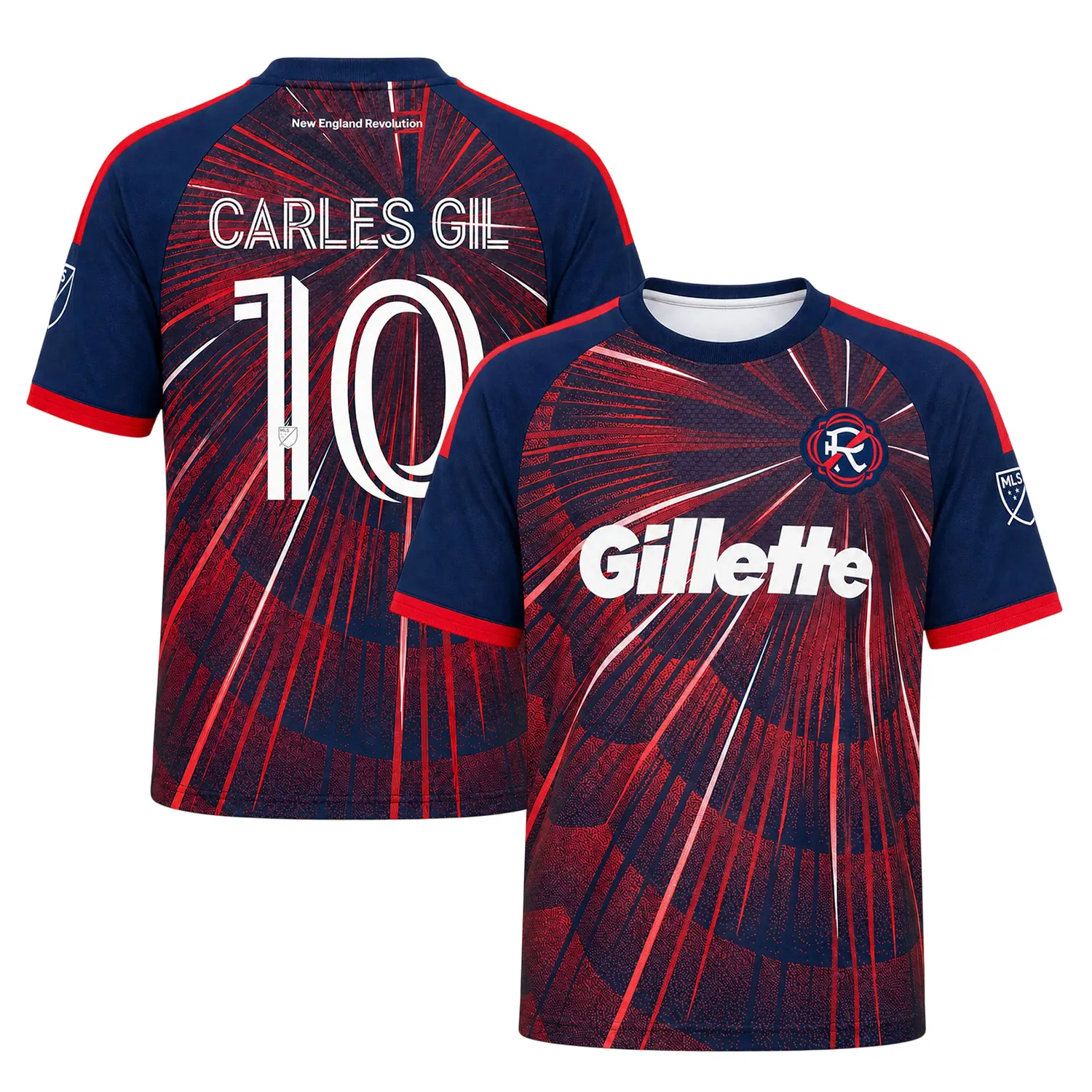NE Revolution jersey Carles Gil – Bold Fan Merch