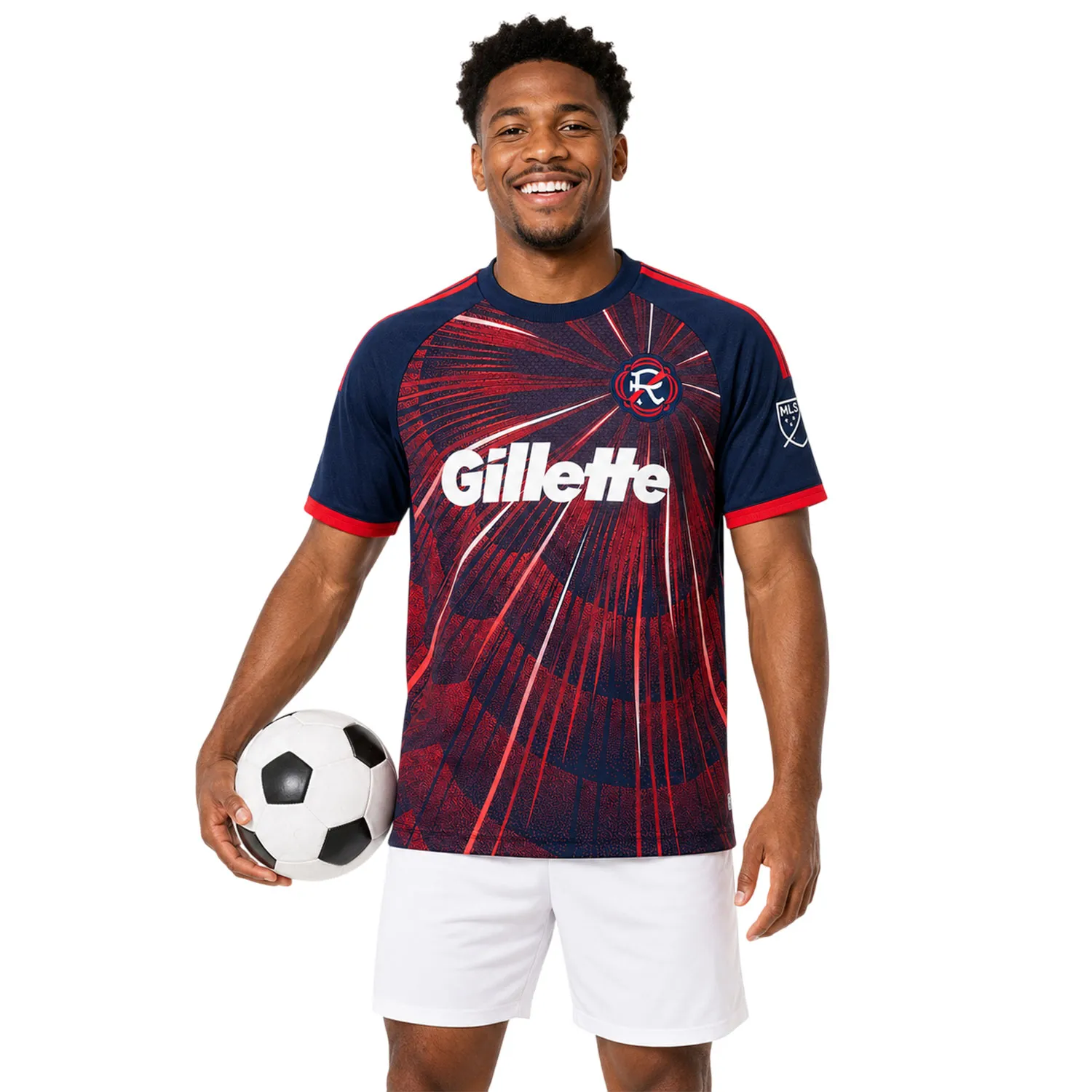 NE Revolution Red Jersey Custom – Elite Fan Style - Image 4