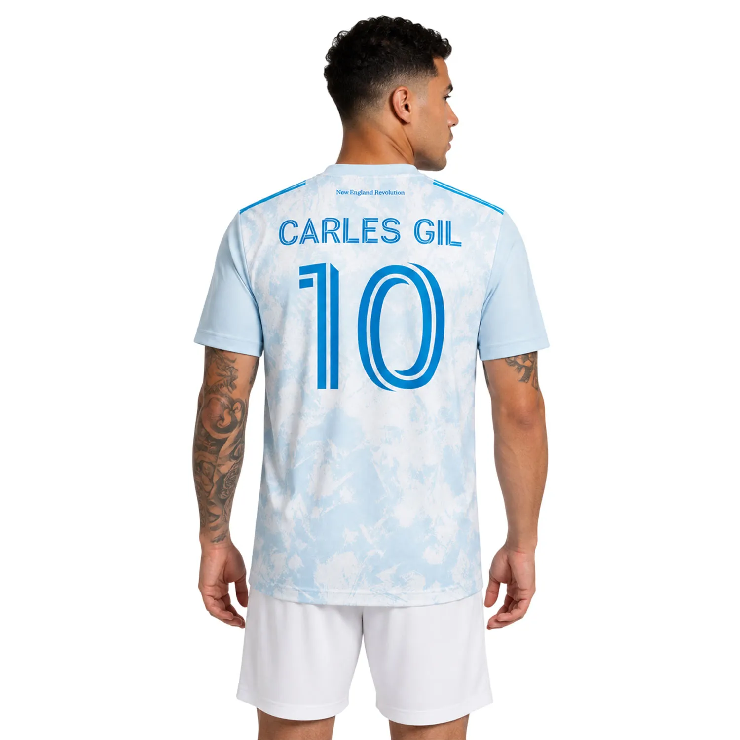 NE Revolution White Jersey Carles Gil – Legendary Merch Sport - Image 4