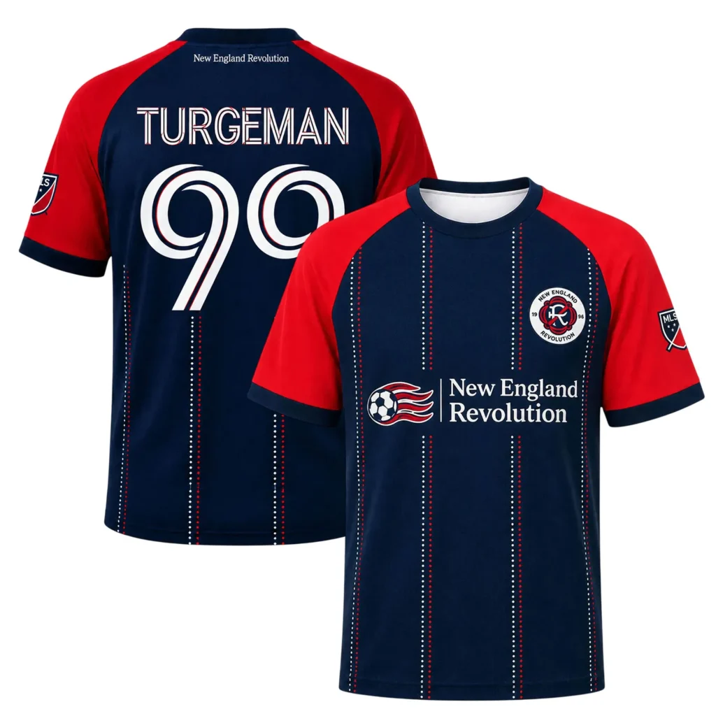NE Revs Navy Jersey Turgeman Vibrant Fan Apparel