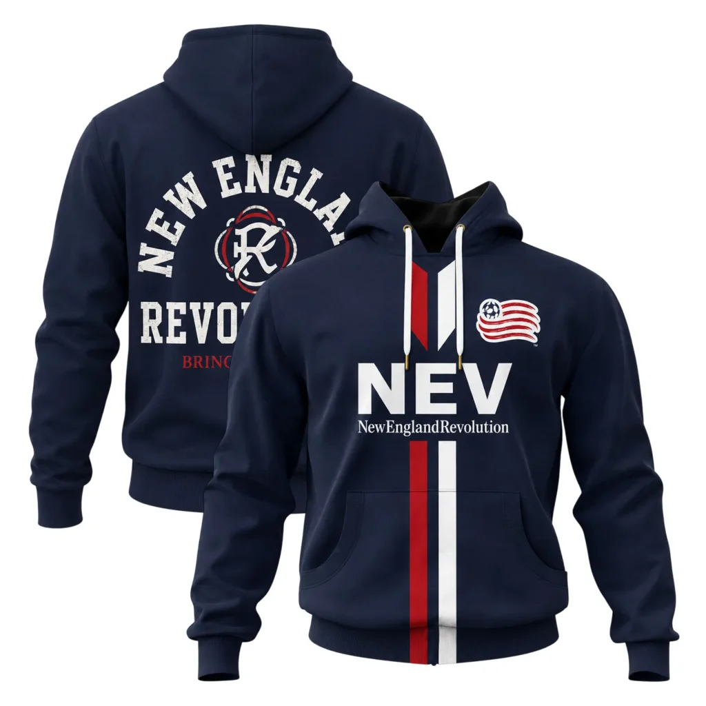 New England Revs Men Hoodie – Premium Fan Wear