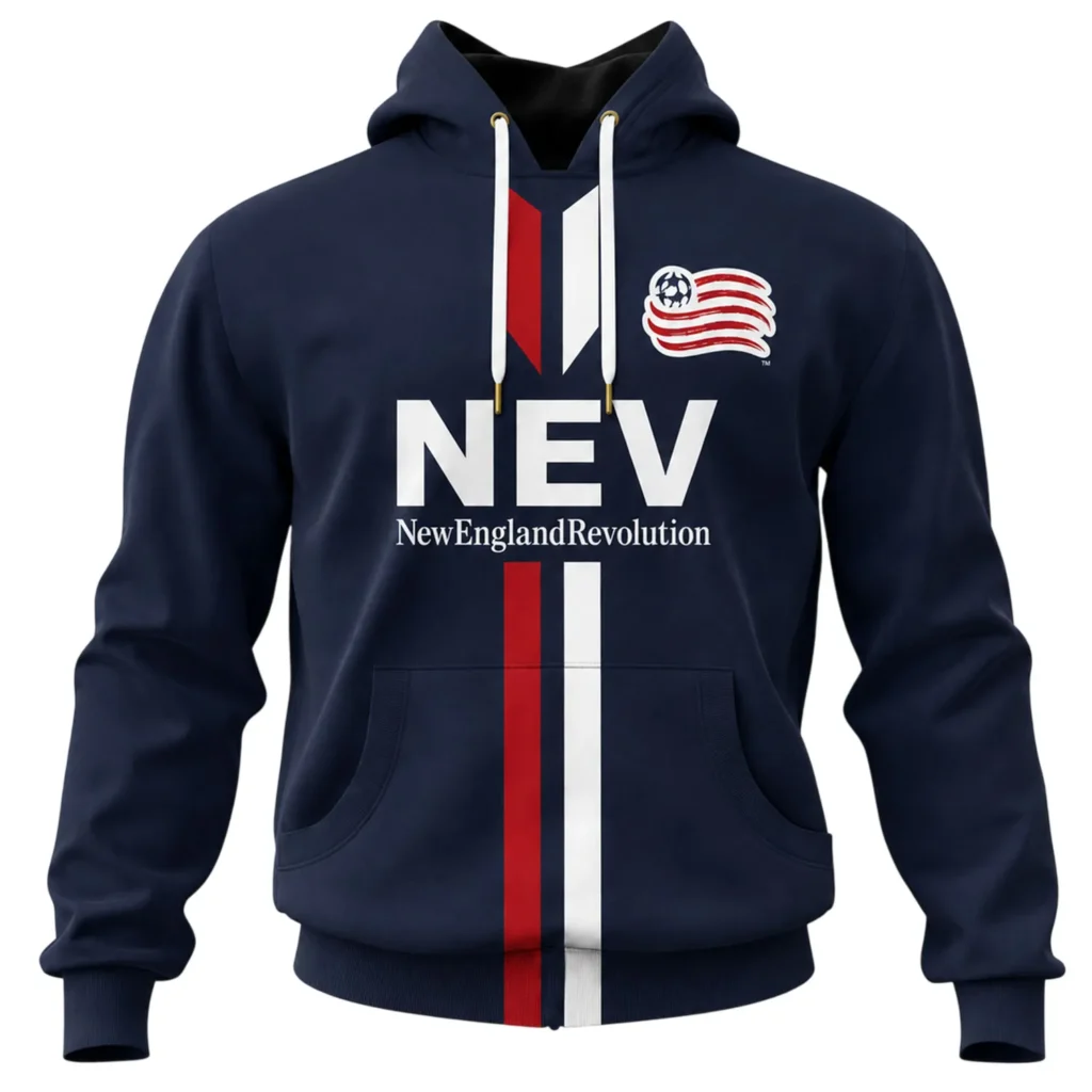 New England Revs Men Hoodie – Premium Fan Wear