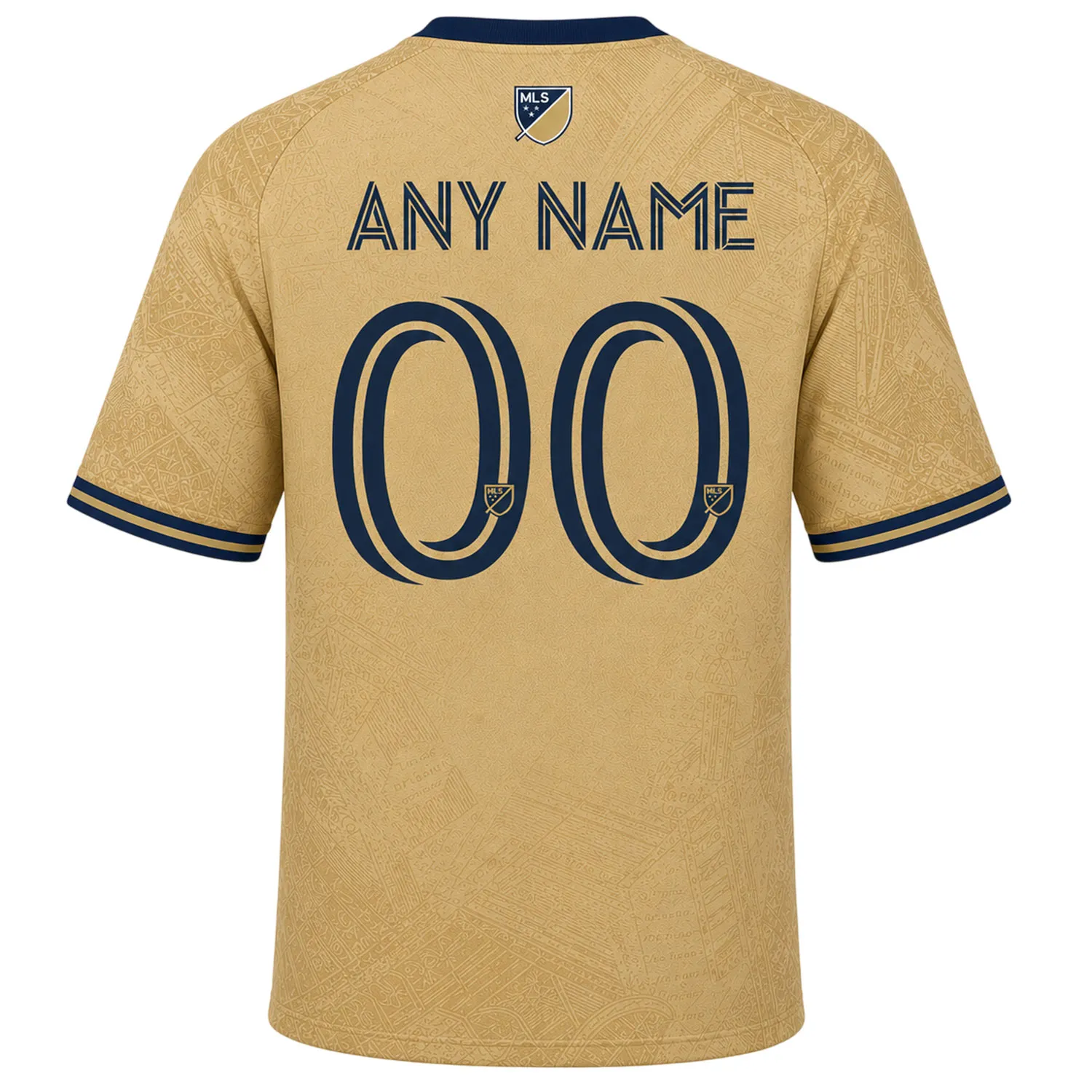 New Philly Union Custom Jersey Strong Gold Style - Image 3