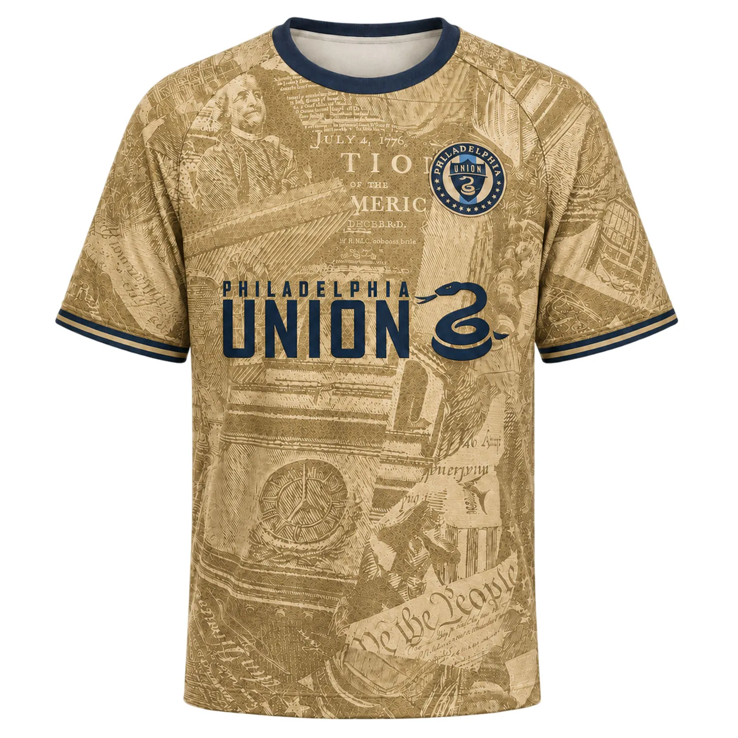 New Philly Union Custom Jersey Strong Gold Style - Image 2