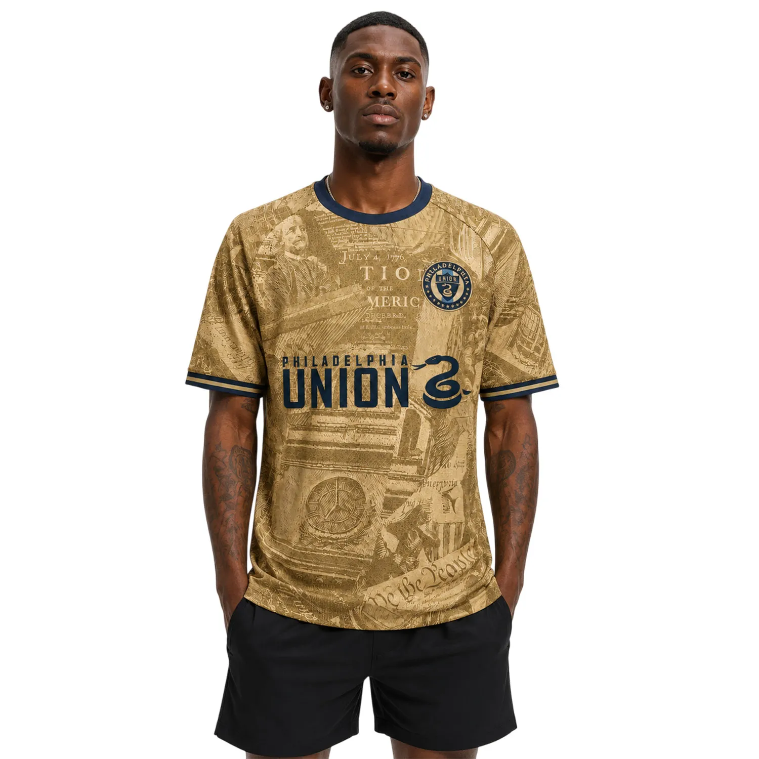 New Philly Union Custom Jersey Strong Gold Style - Image 4