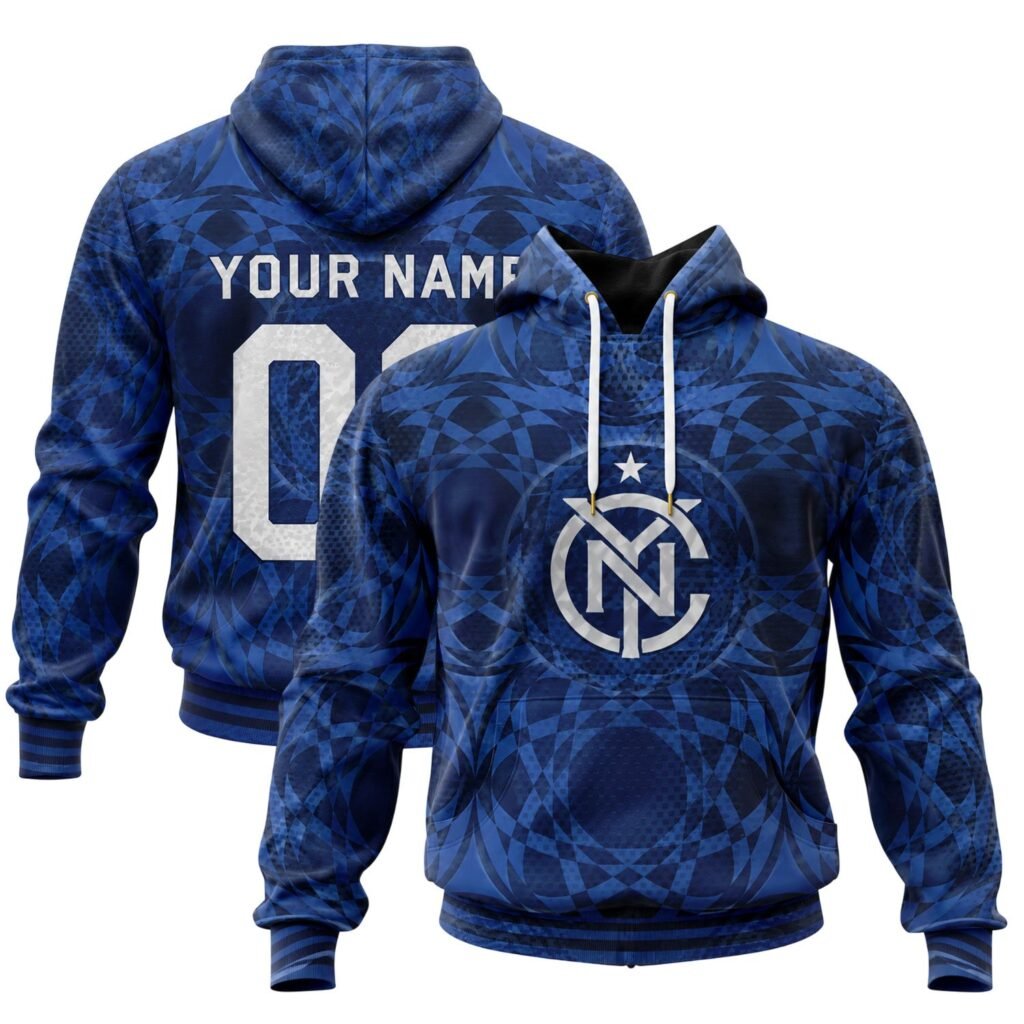 New York City FC Custom Navy Hoodie – Epic Merch Sport