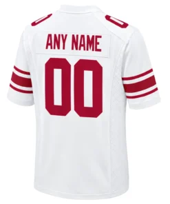 New York Giants White Jersey - Custom Classic Game Day Look