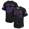 New York Mets Black Custom Jersey – Personalized Baseball Style