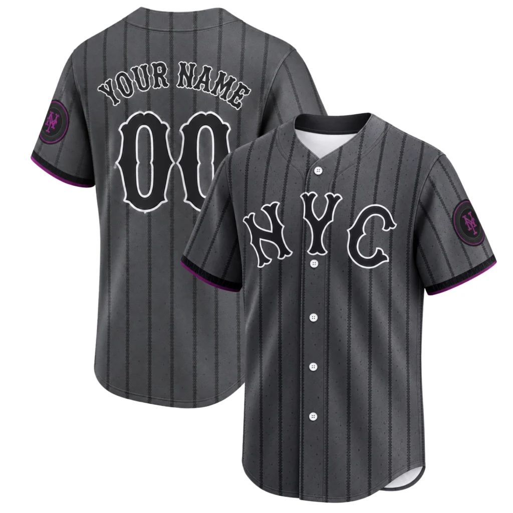 New York Mets City Connect Baseball Jersey – Modern Style