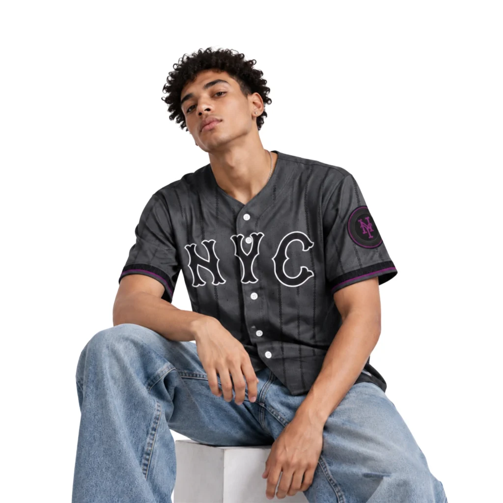 New York Mets City Connect Baseball Jersey – Modern Style