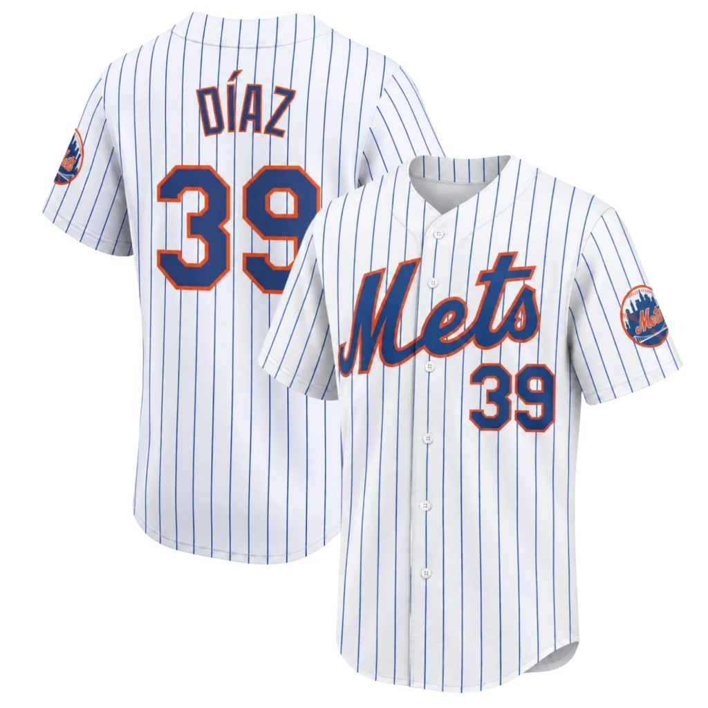 New York Mets Edwin Diaz Home Jersey – Classic Player Style