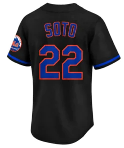 New York Mets Juan Soto Black Jersey – Pride Baseball Style