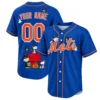 New York Mets Snoopy Halloween Jersey - Bold Fan Style