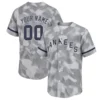 New York Yankees Gray Camo Custom Jersey – Urban Fan Style