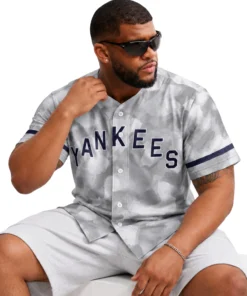 New York Yankees Gray Camo Jersey – Bold Streetwear Style
