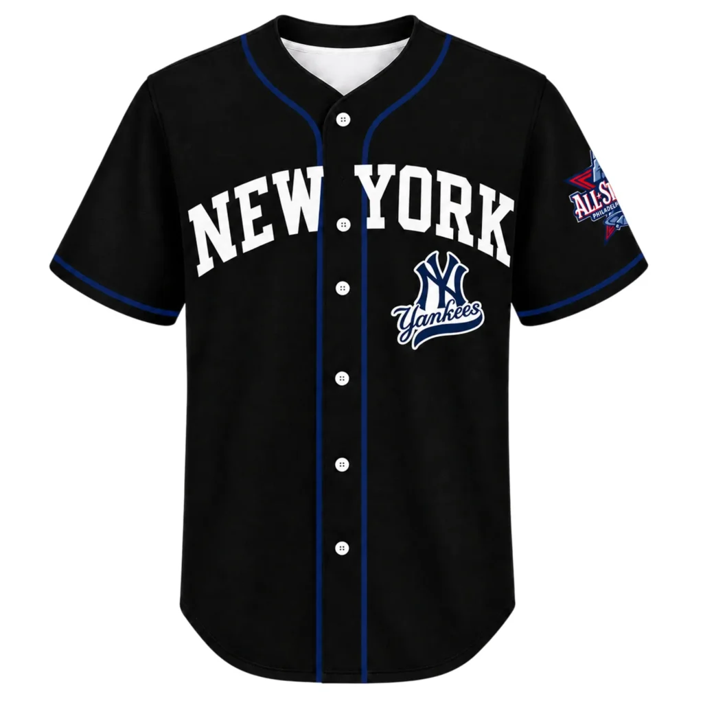 New York Yankees Jerseys Dynamic Black Style