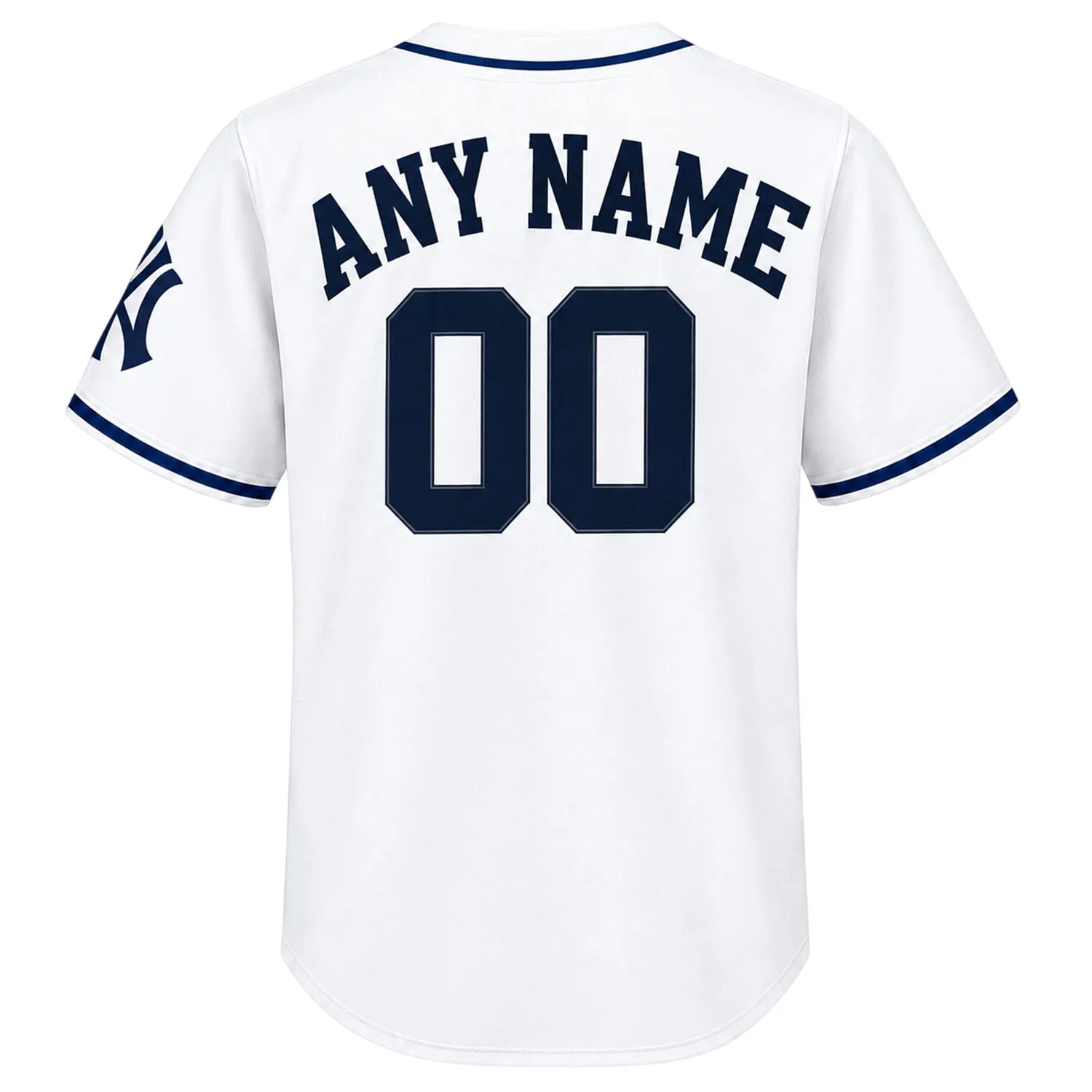 New York Yankees White Jersey Vibrant Fan Apparel Custom - Image 3