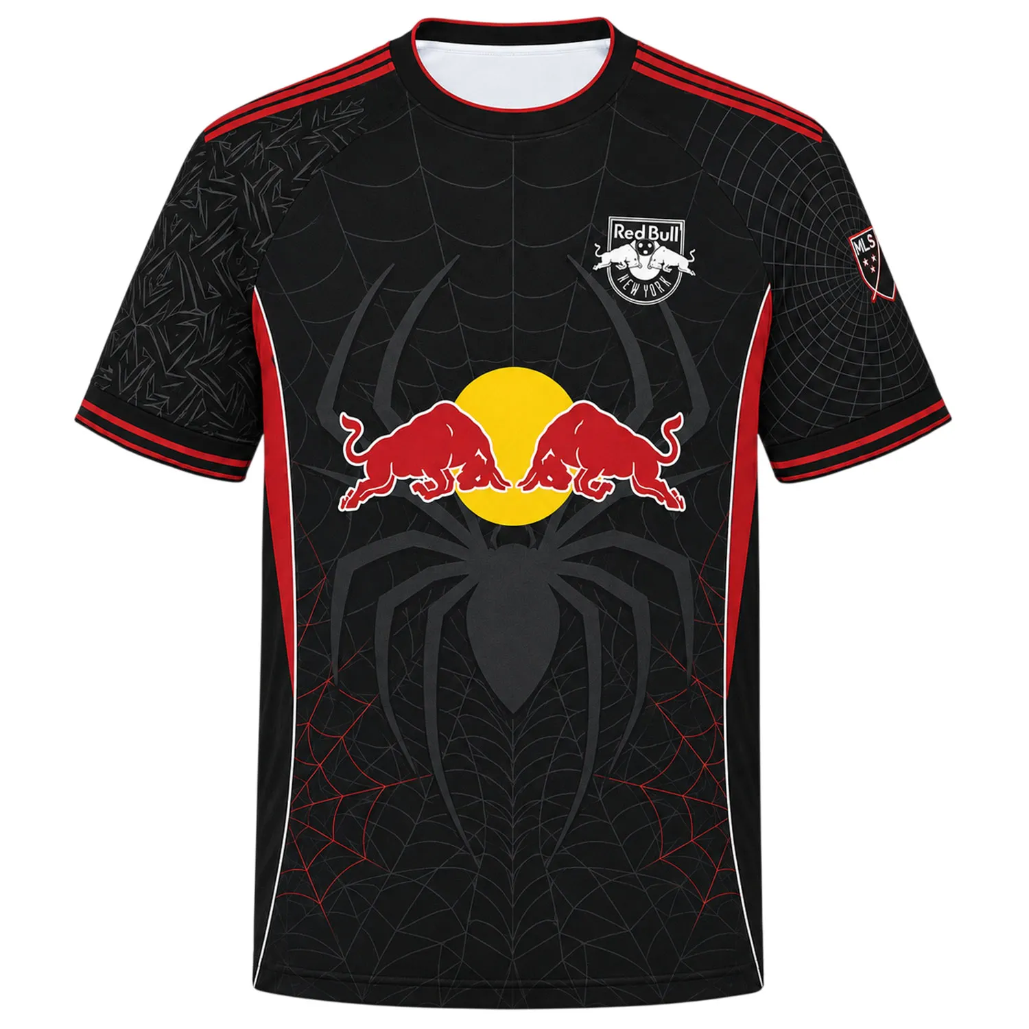 NYRB x Spiderman Custom Fan Soccer Jersey – Exquisite Style - Image 2