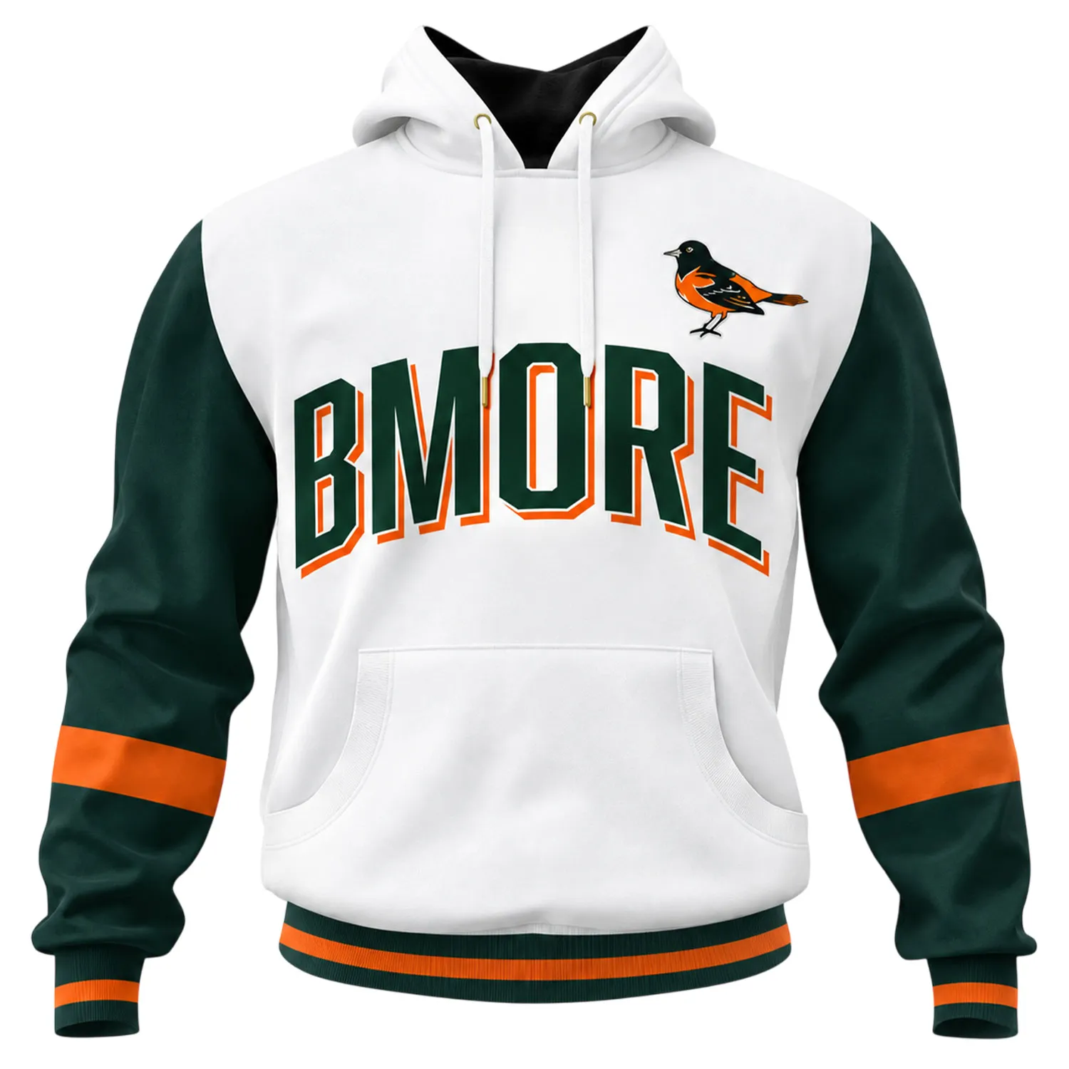 Orioles Hoodie Custom Design – Vibrant Team Style - Image 2
