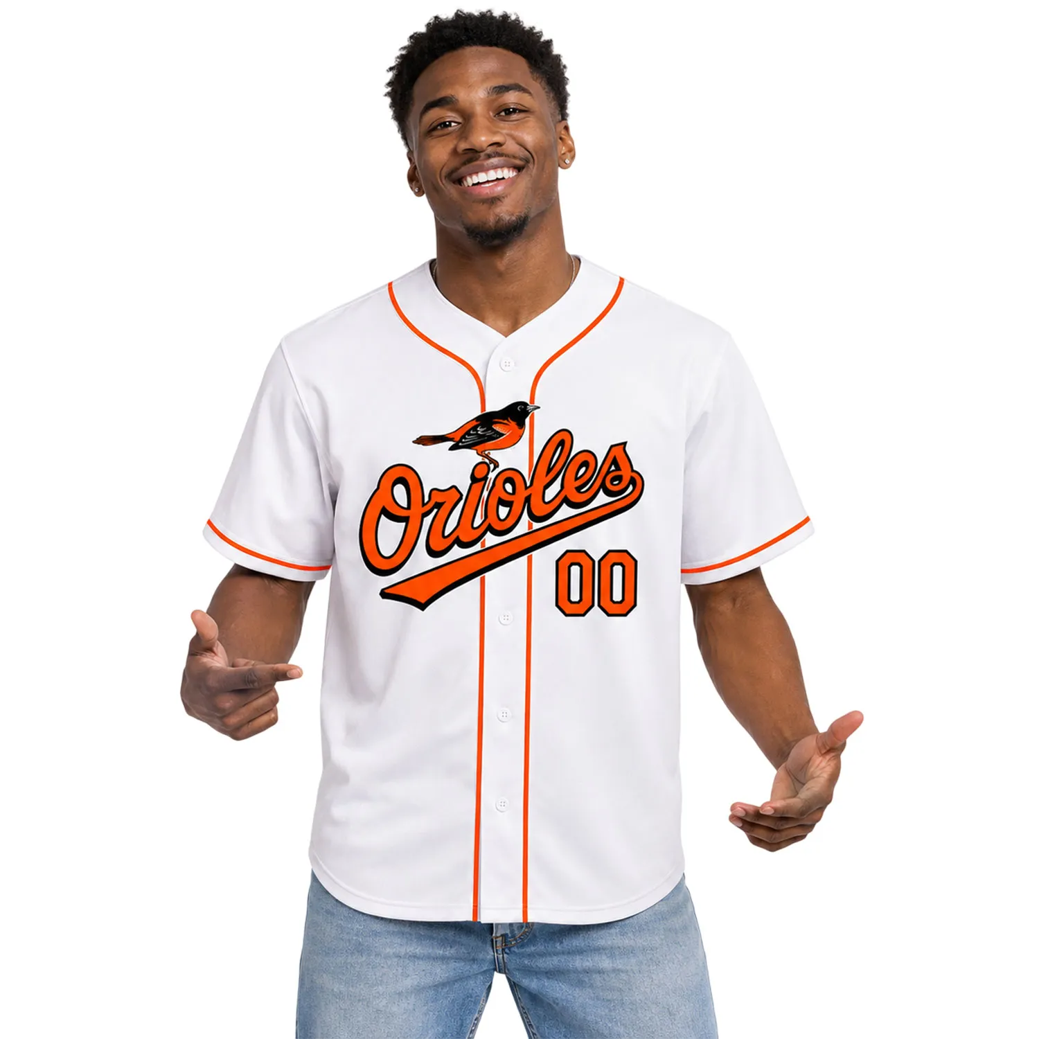 Orioles White Jersey Custom Exclusive Shirt - Image 4