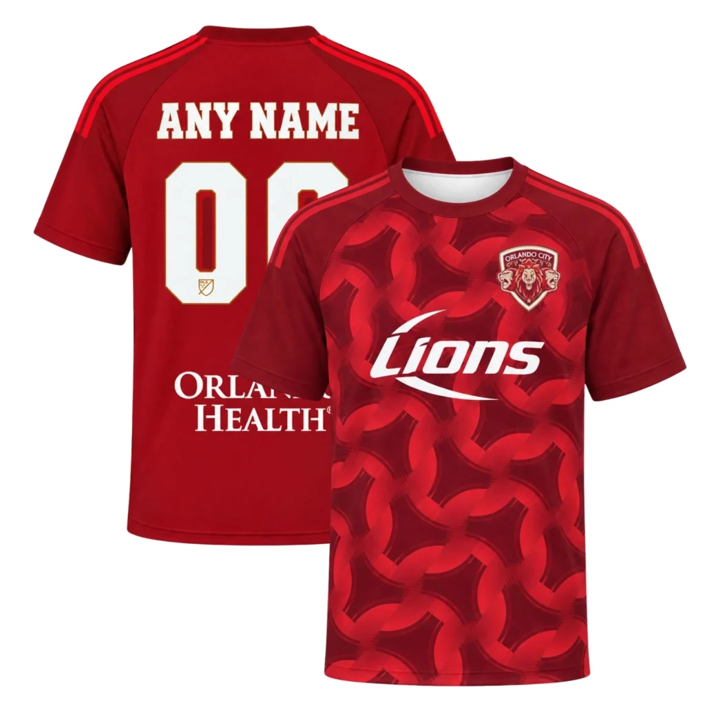 Orlando City Red Jersey Kids 2026 Bold Archive